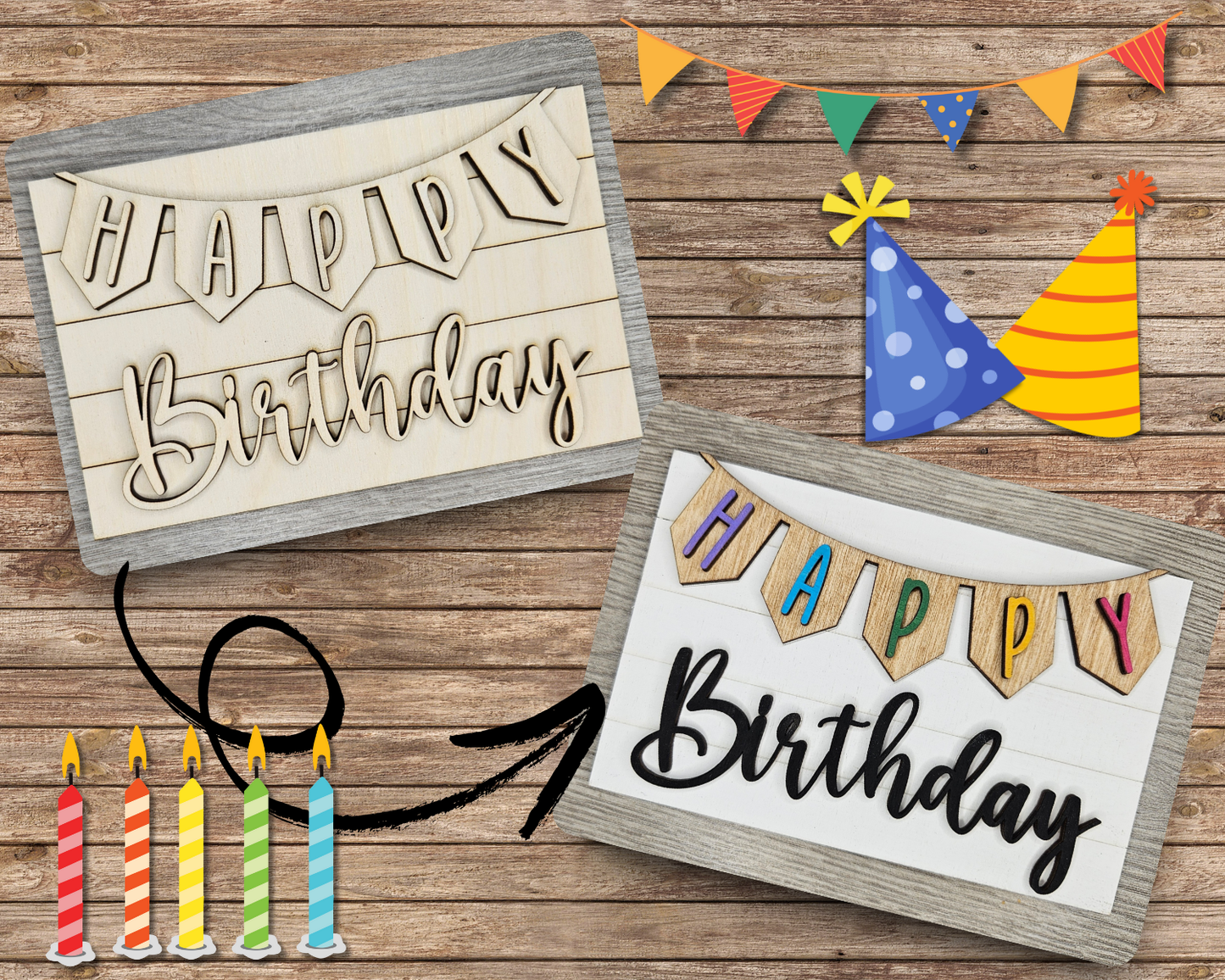 Happy Birthday Sign | #4206