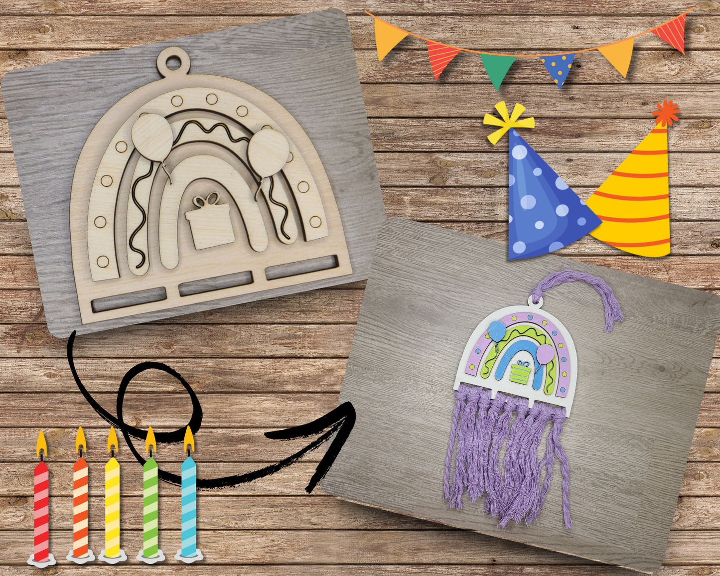 Birthday Macramé | #3586