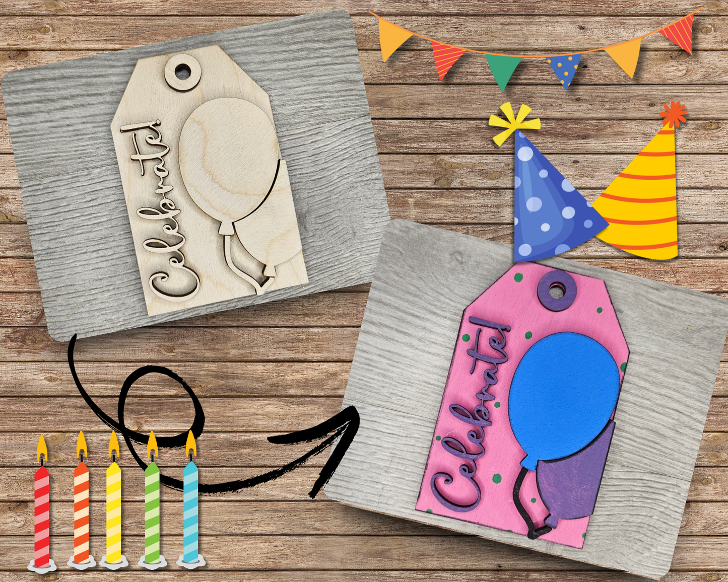 Celebrate Birthday Tag | #4030