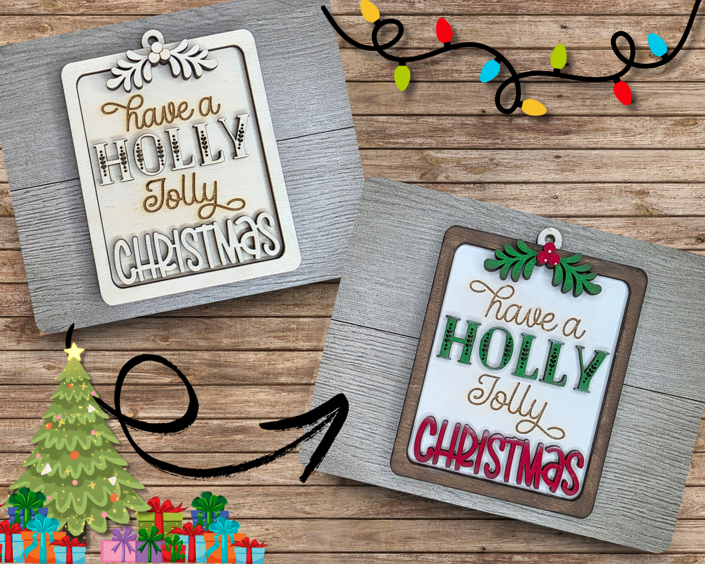 Have a Holly Jolly Christmas Ornament | #5062