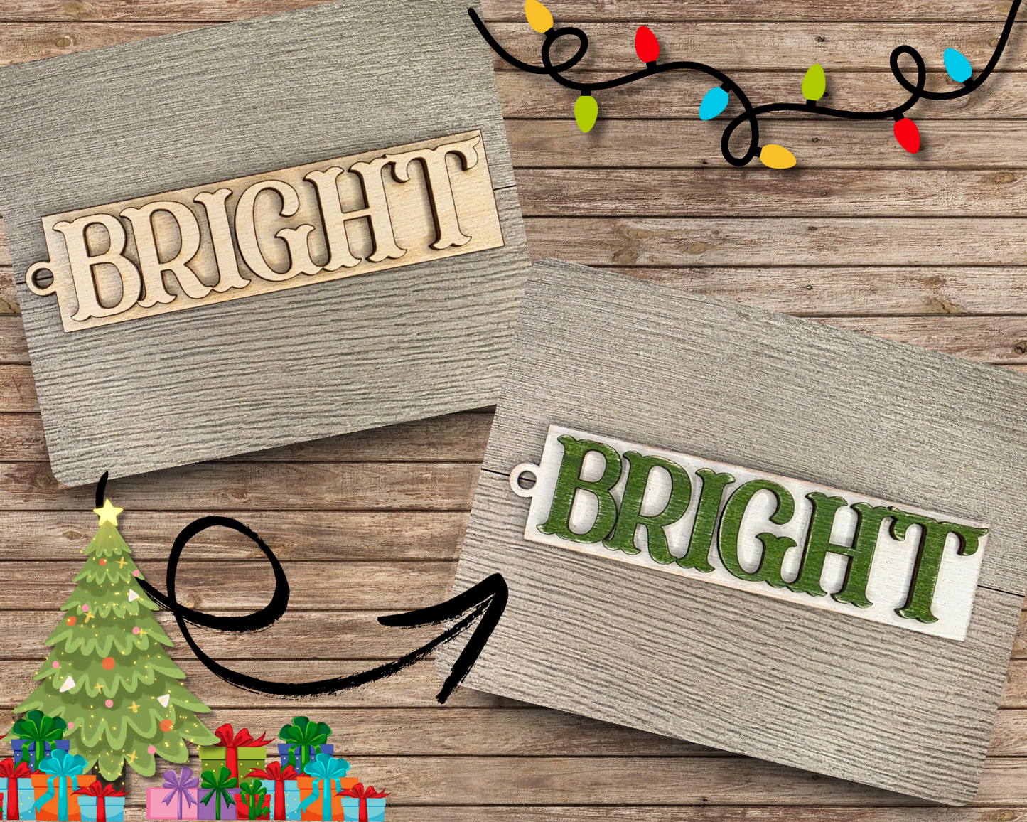 Bright Christmas Ornament | #5137