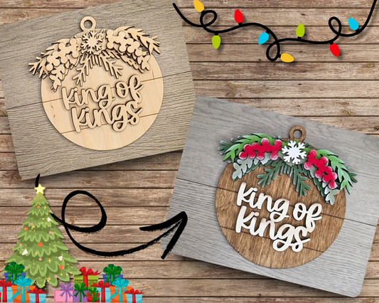Names of Christ Ornament - KING OF KINGS | #5209