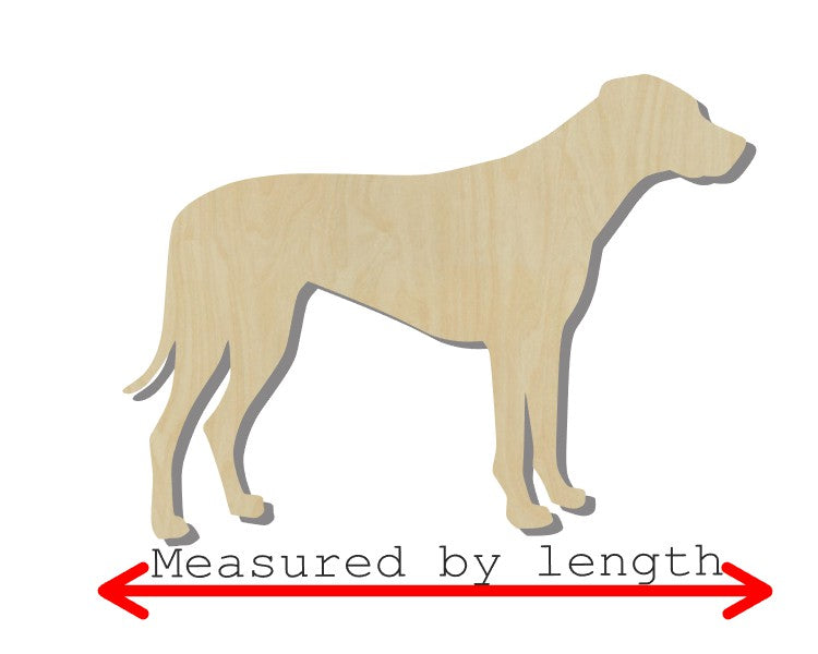 Rhodesian Ridgeback Dog wood shape wood cutouts dog cutouts dog shapes DIY Paint #3690 - Multiple Sizes Available - Unfinished Wood Cutout Shapes