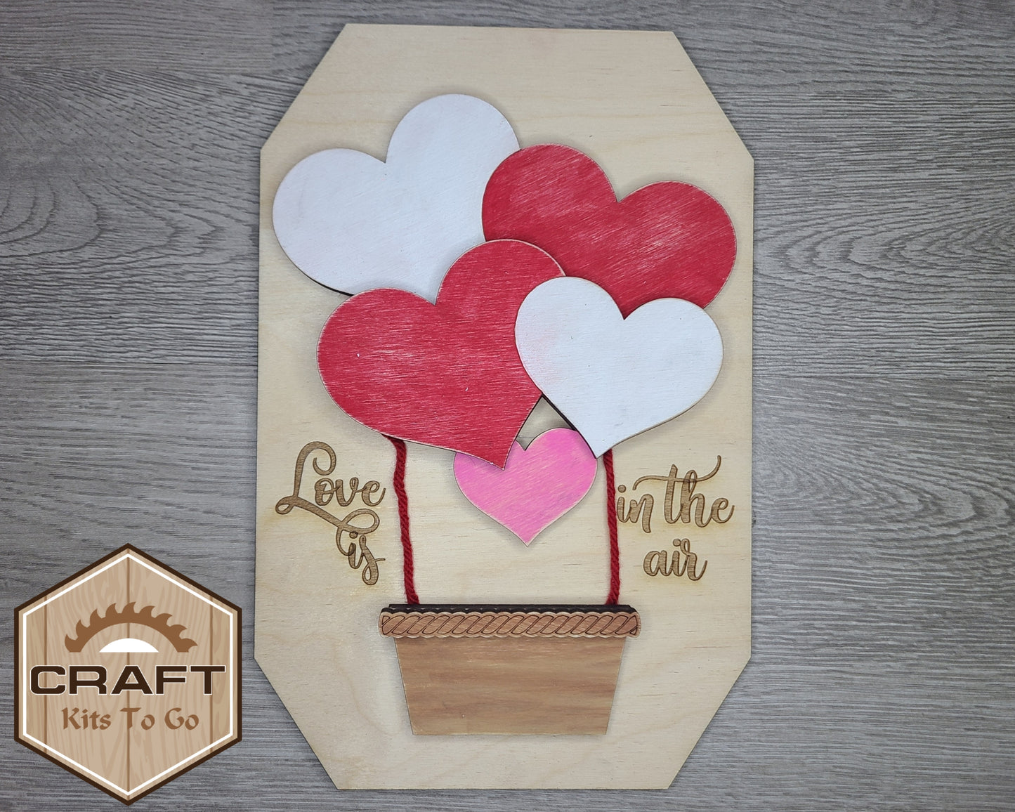 Valentine Hot Air Balloon | #2485
