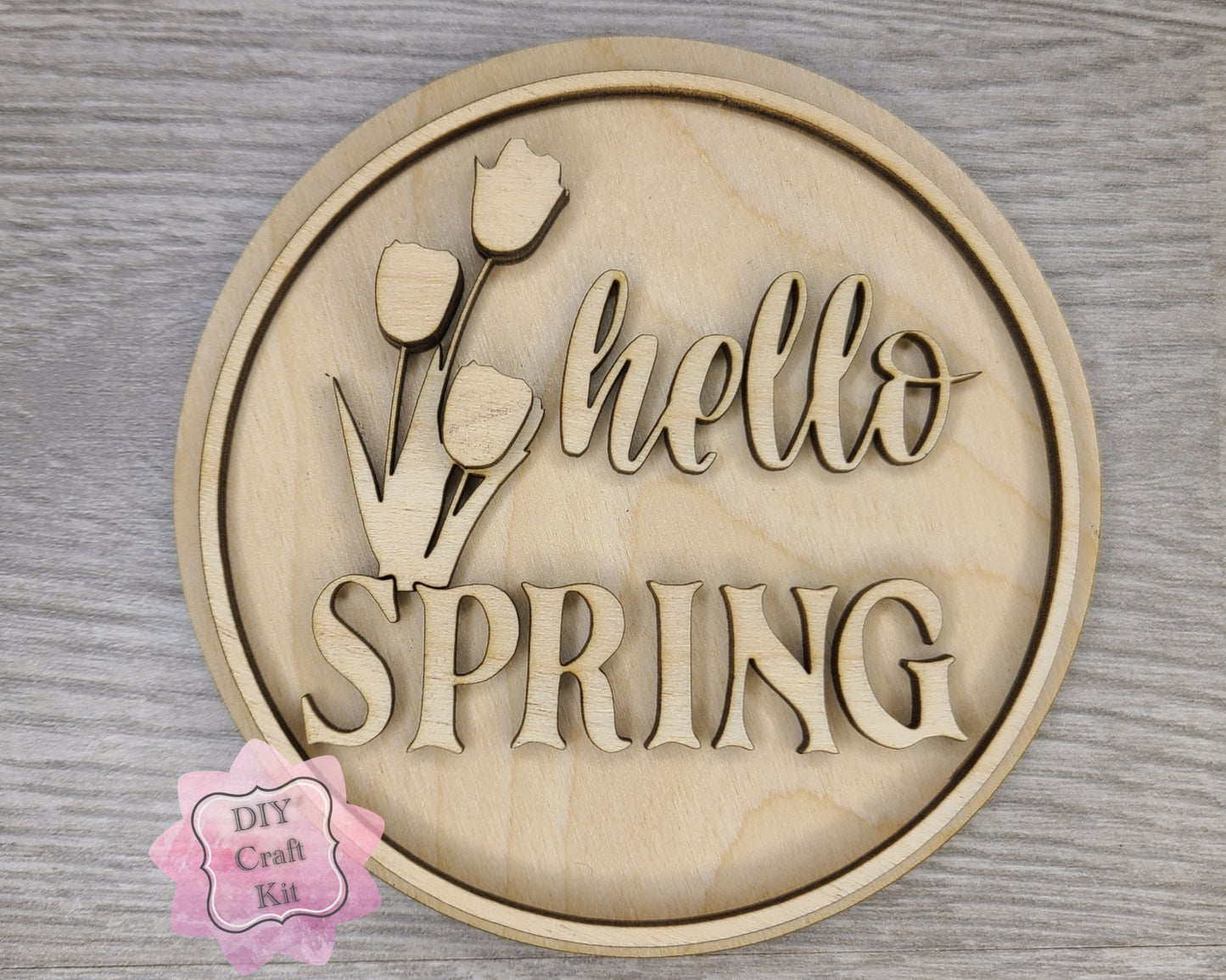 Hello Spring Sign | #3389