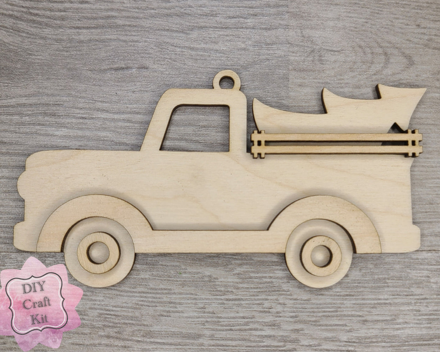 **SHOW OVERSTOCK SALE** 4 inch Christmas Truck Ornament #3677
