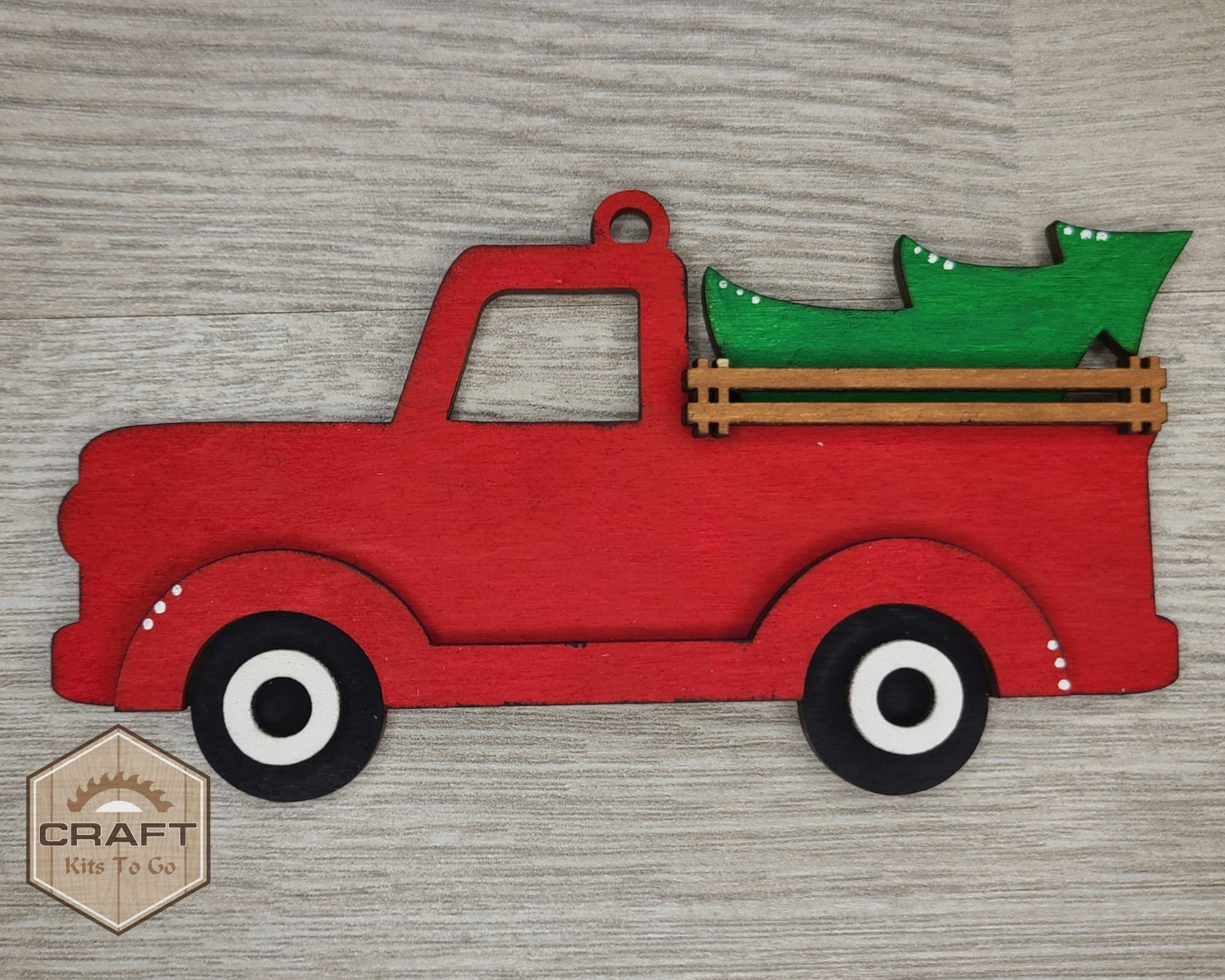 **SHOW OVERSTOCK SALE** Christmas Truck Ornament | #3677