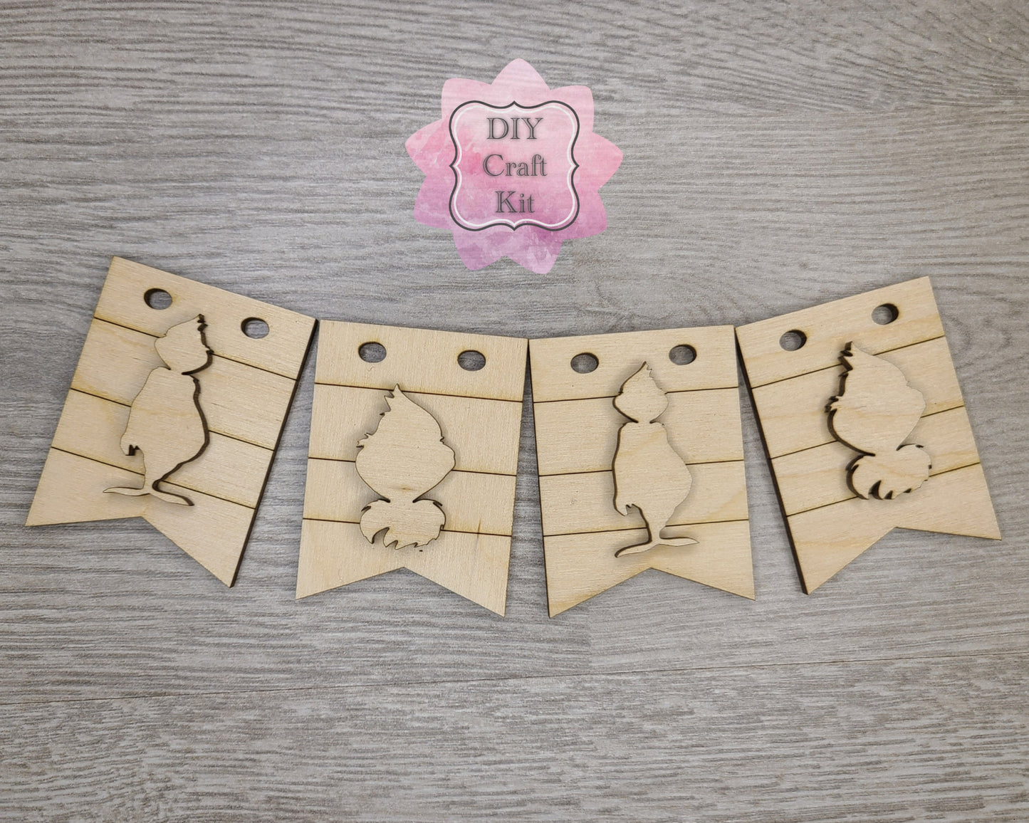Grinch Bunting | #2830