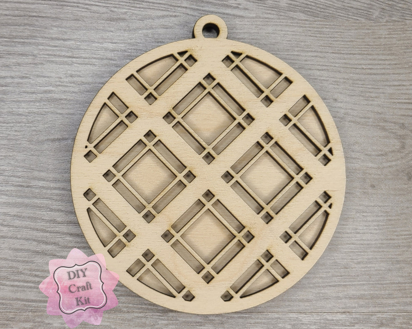 Custom Plaid Christmas Ornament | #2294