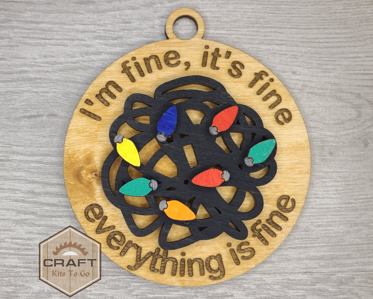 I'm Fine, Everything is fine Ornament | #3696
