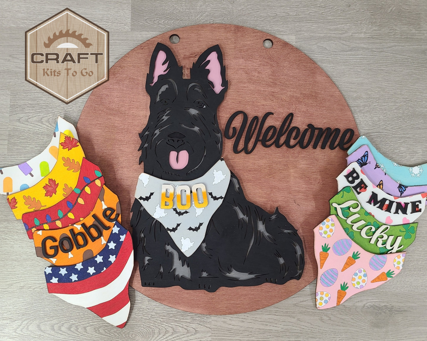 Scottie Interchangeable Sign | BASE KIT | #200005