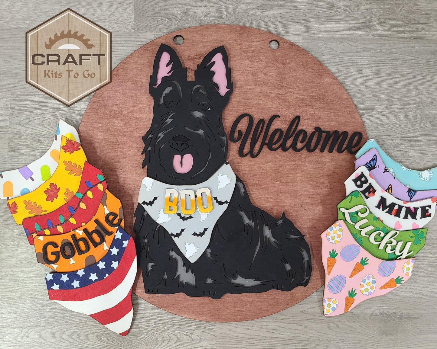 Scottie Interchangeable Sign | ST. PATRICKS BANDANA | #200005