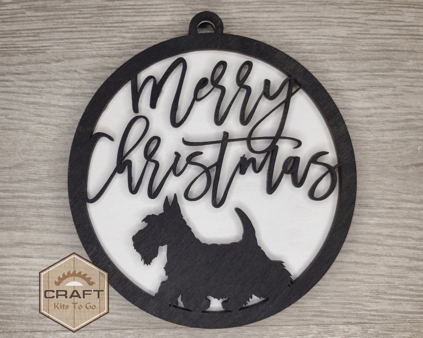 Scottie Dog Ornament | #3430