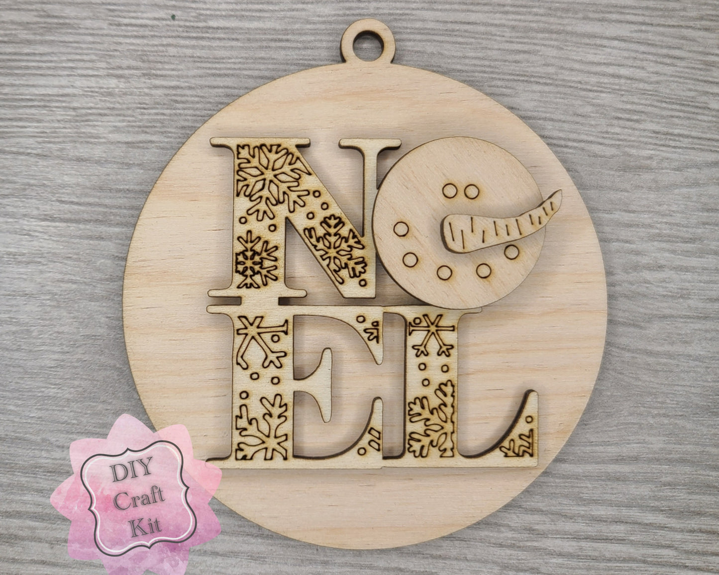 NOEL Snowman Ornament | #3762