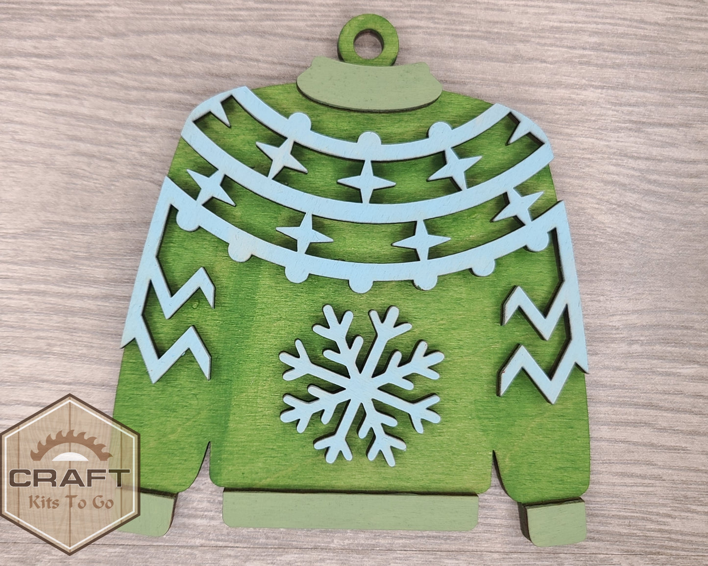 Snowflake Ugly Sweater Ornament | #3803