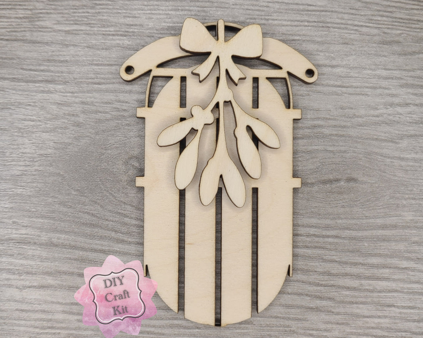 Christmas Sled Ornament | #3819