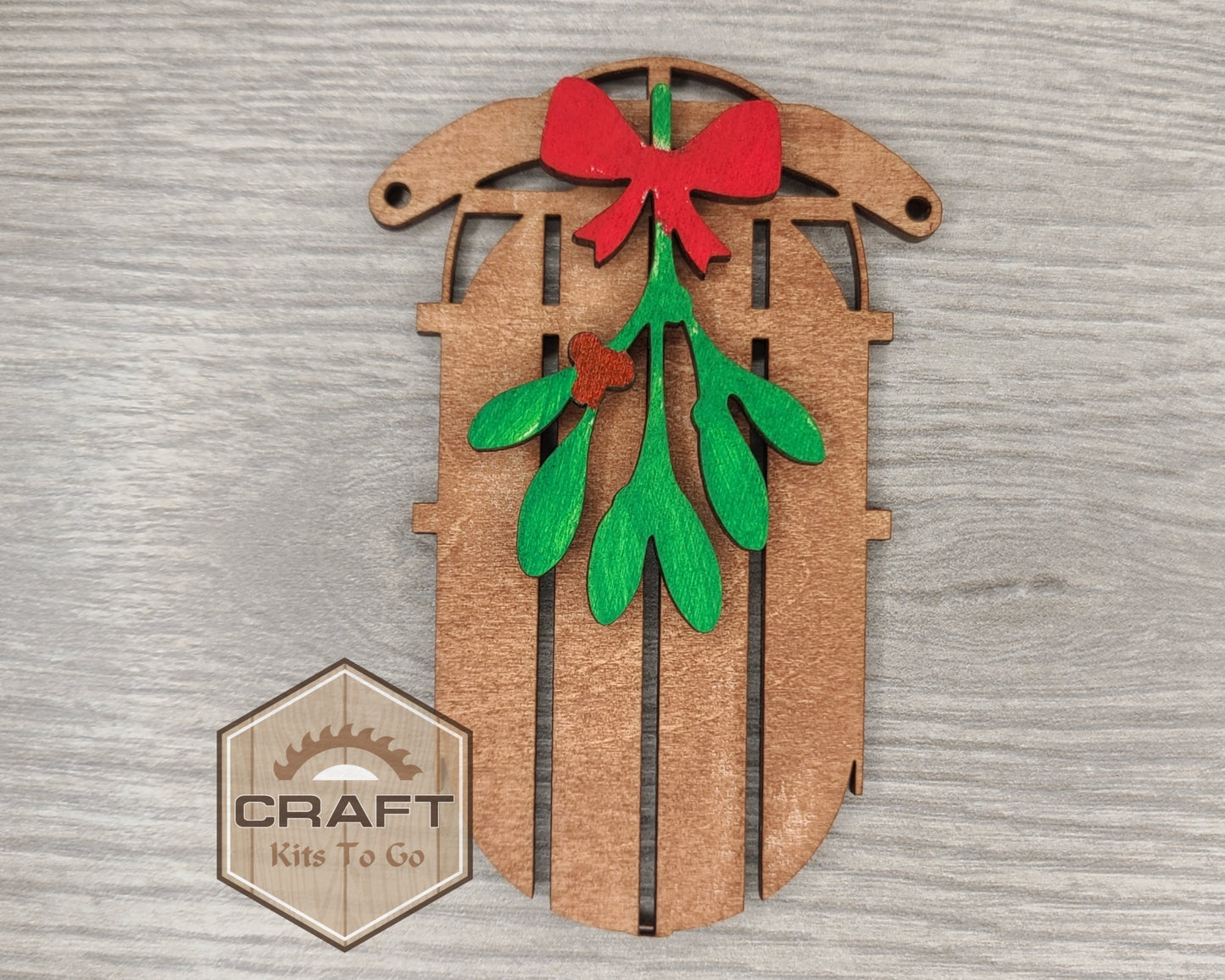 Christmas Sled Ornament | #3819