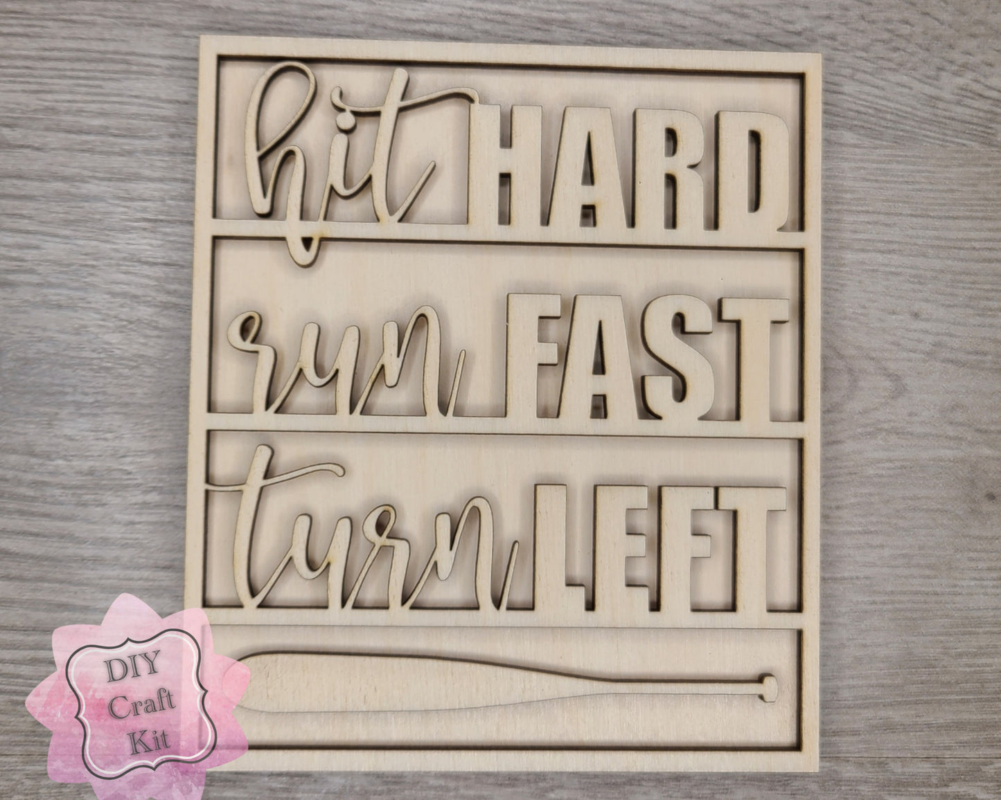 Hit Hard Sign | #2751