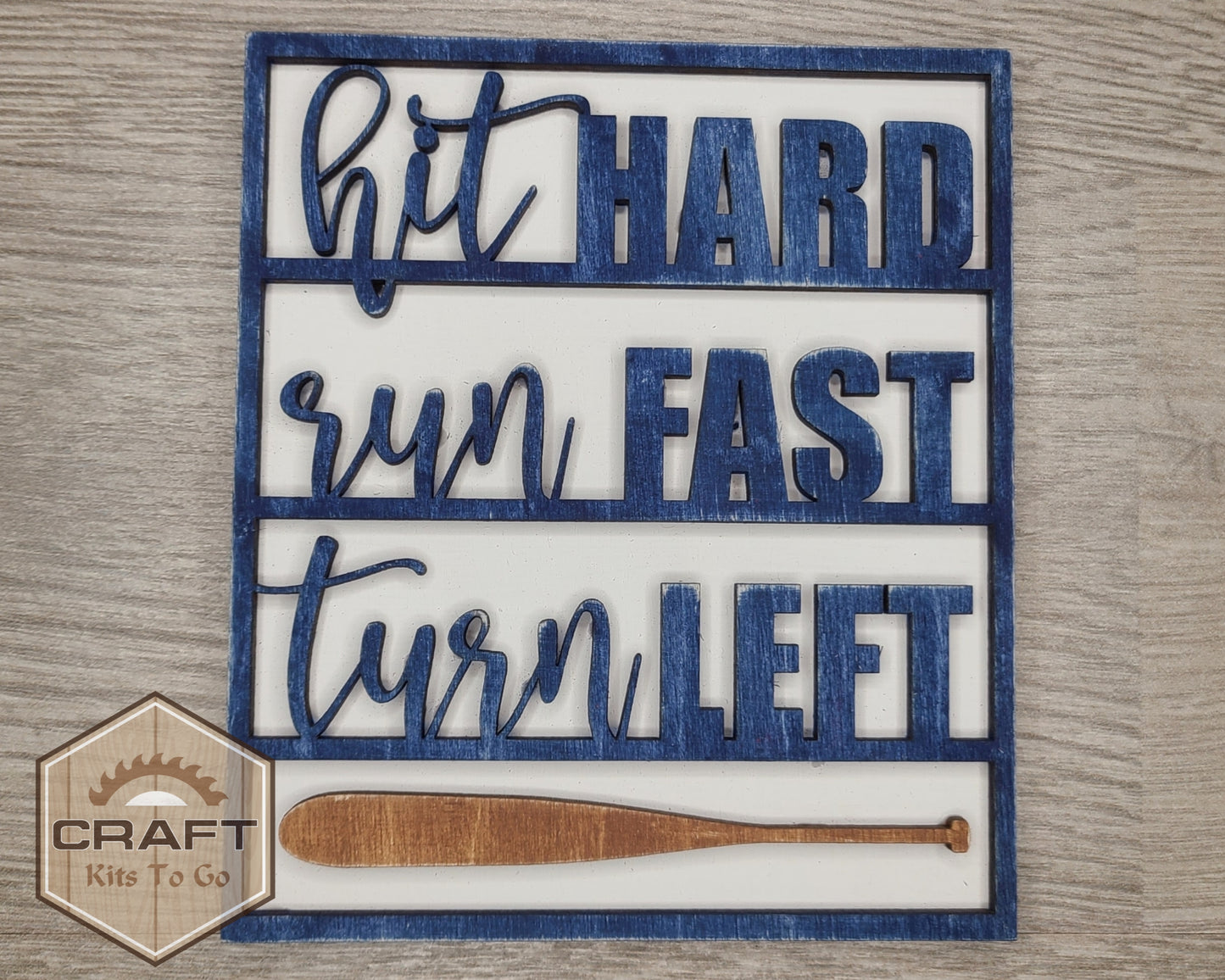 Hit Hard Sign | #2751