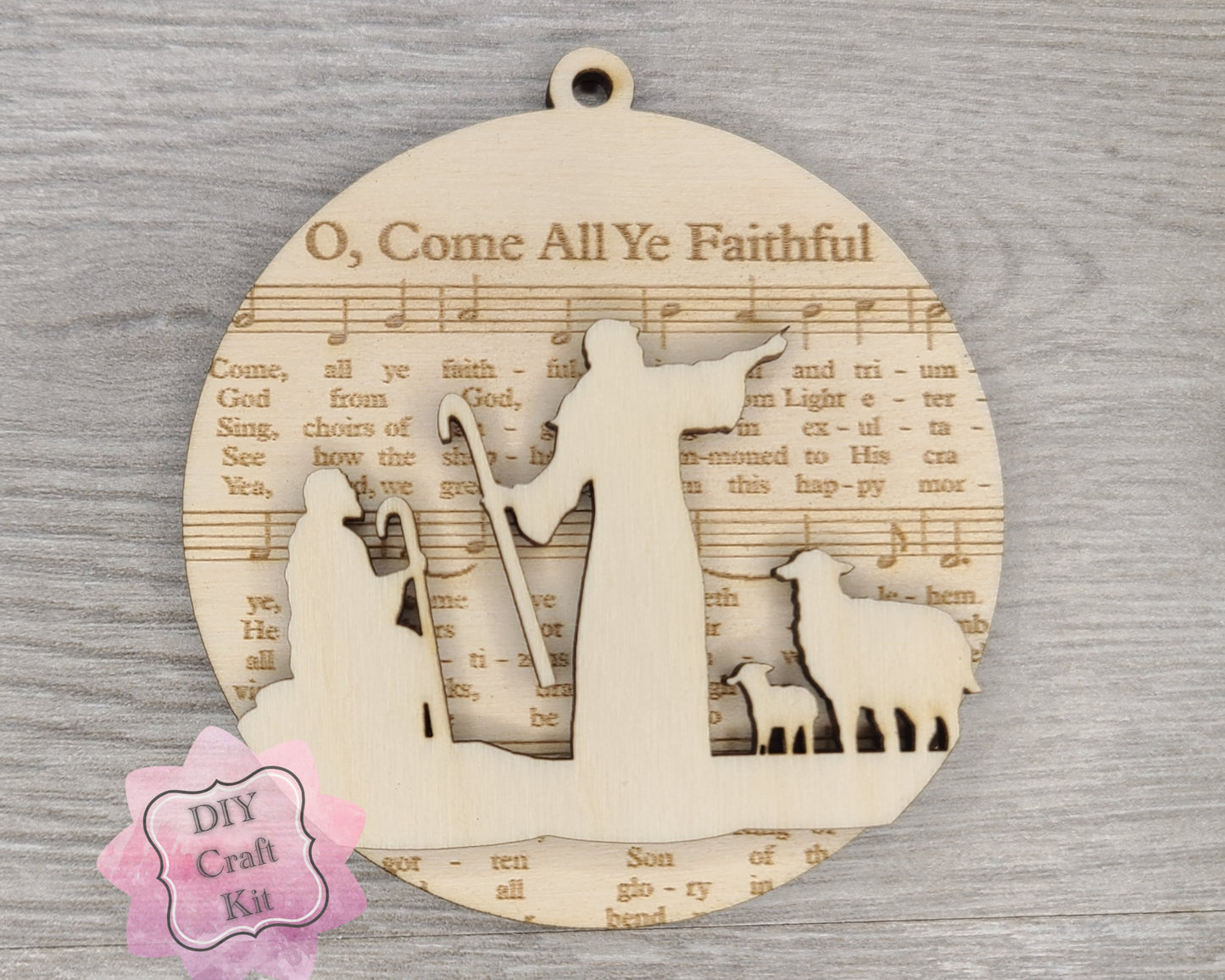 O Come all ye Faithful Ornament | #3877