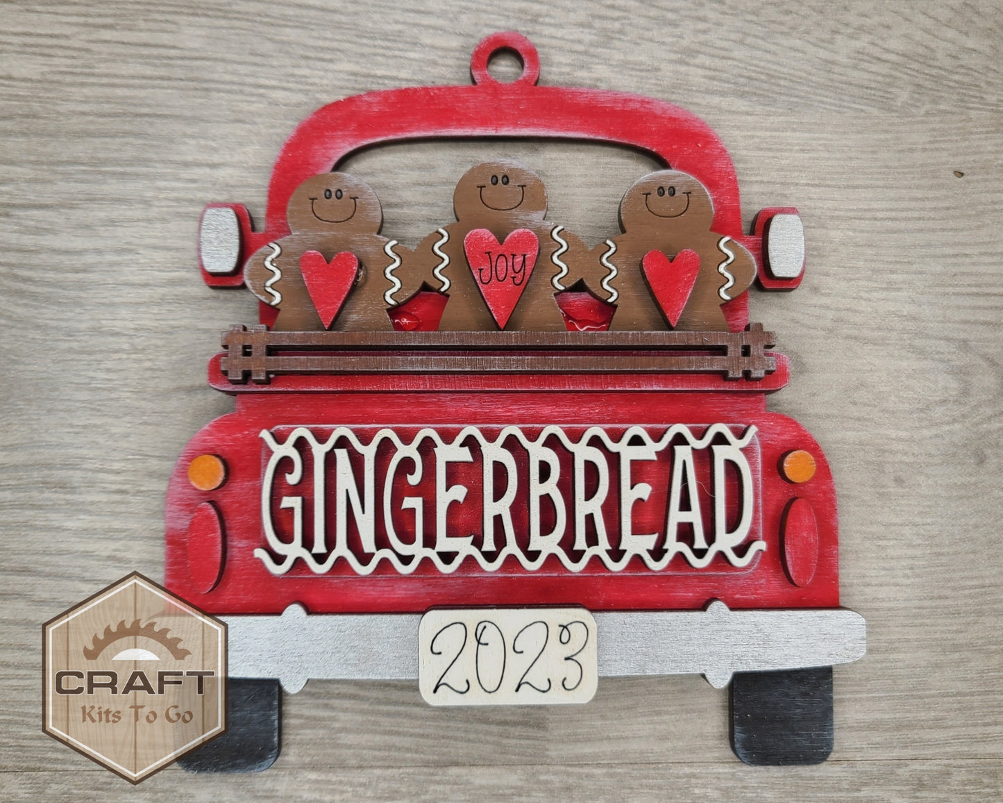 Gingerbread Truck Ornament | #3937