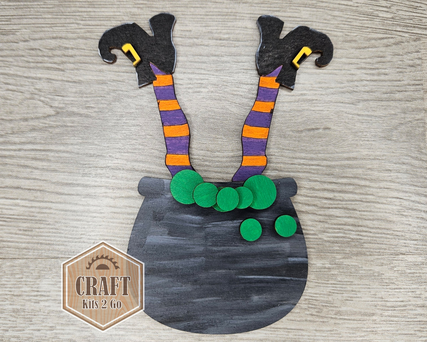Witch Craft | Halloween Crafts | DIY Paint kit | #2296 - Multiple Sizes Available - Unfinished wood Cutout Shapes