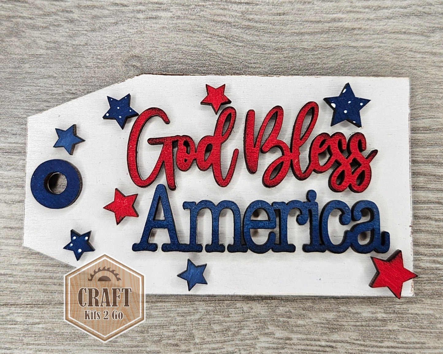 **SHOW OVERSTOCK SALE** God Bless America Tag MINI KIT | #3926