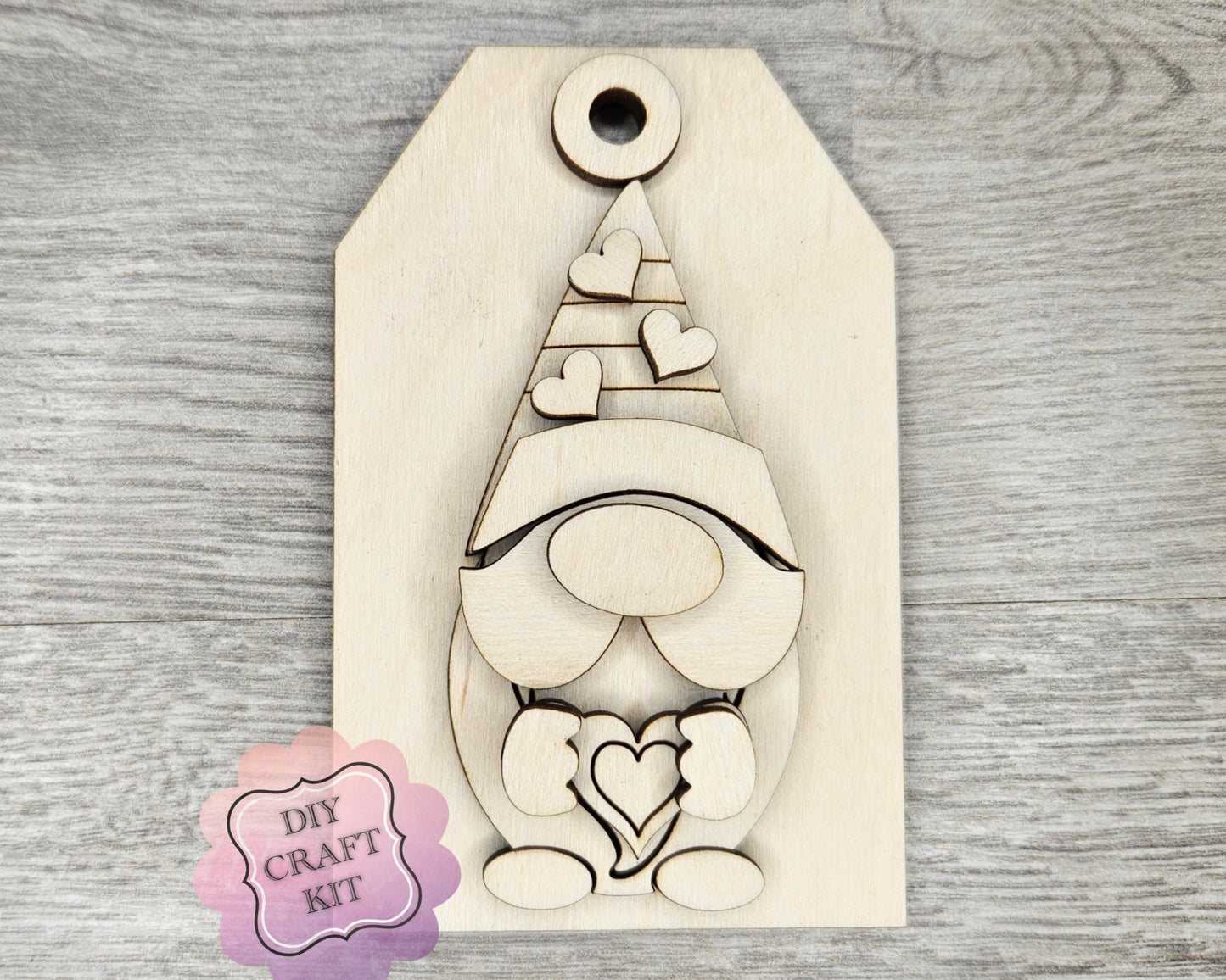 Valentine Gnome Tag | #3973