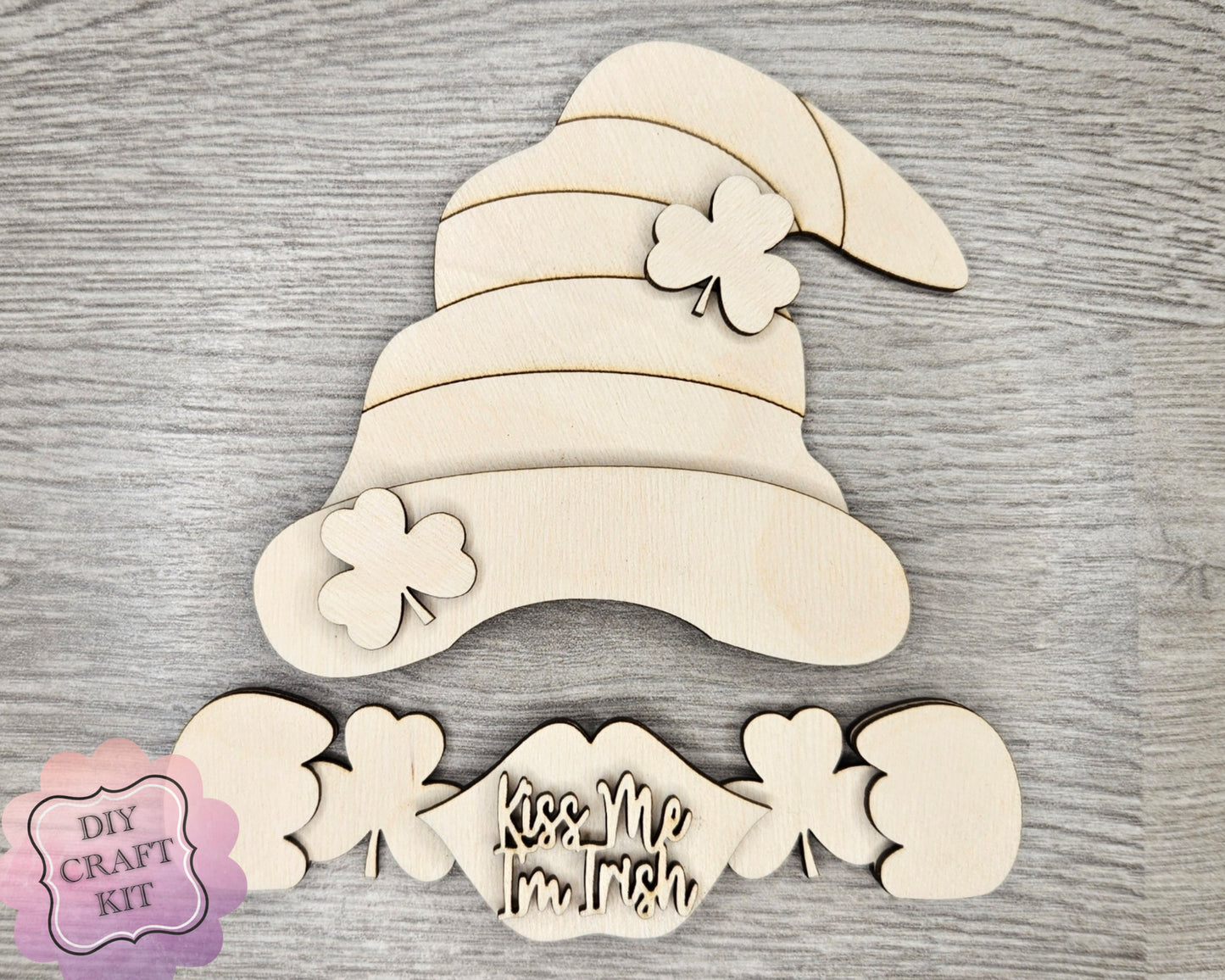 Interchangeable Gnome | GIRL ST PATRICK DAY TOPPER | #200002-2