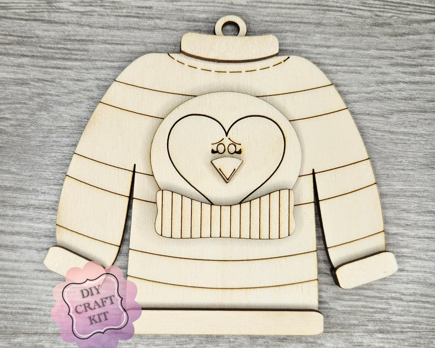 **SHOW OVERSTOCK SALE** Penguin Ugly Sweater Ornament | #3813