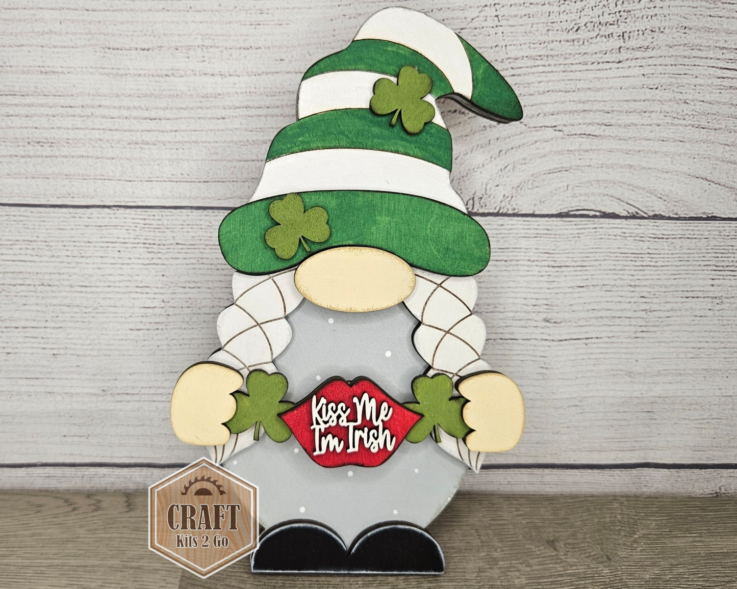 Interchangeable Gnome | GIRL ST PATRICK DAY TOPPER | #200002-2