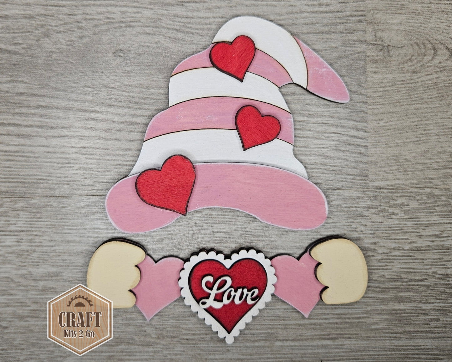 Interchangeable Gnome | GIRL VALENTINE TOPPER | #200002-1