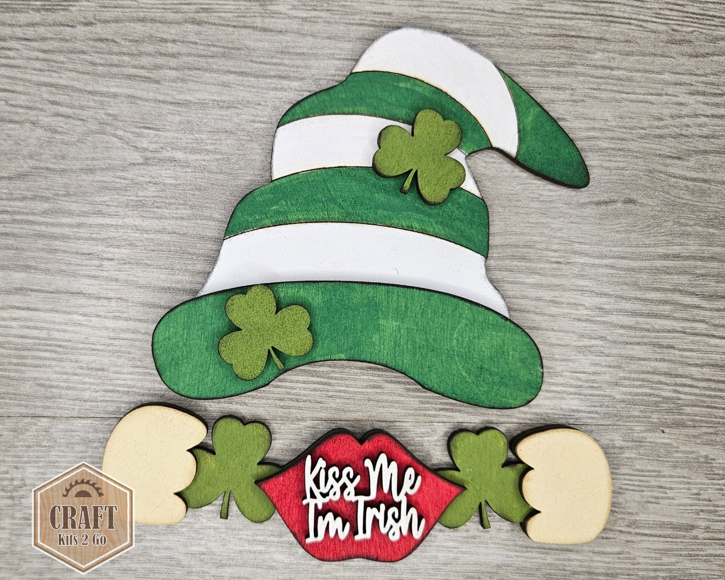 Interchangeable Gnome | GIRL ST PATRICK DAY TOPPER | #200002-2