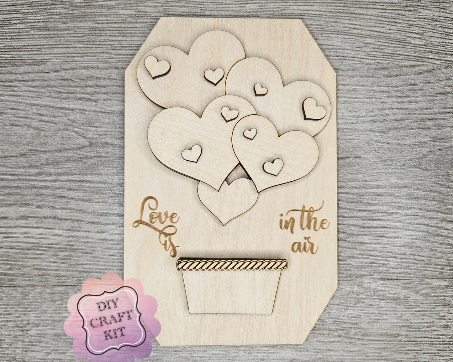 Valentine Hot Air Balloon | #2485