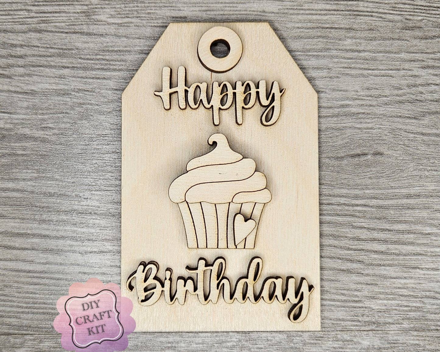 Birthday Cupcake Tag | #4027