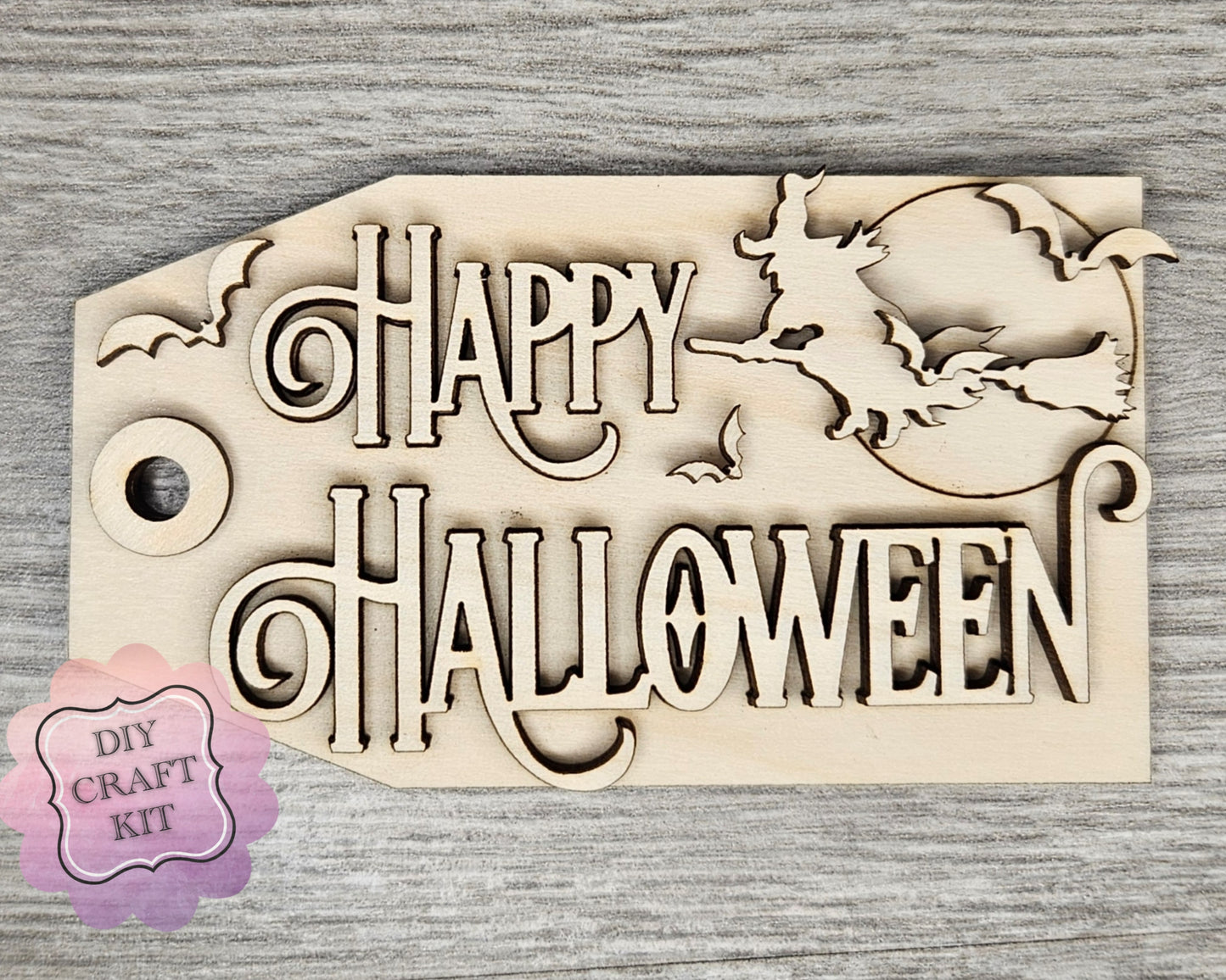 Happy Halloween Witch Tag | #3925