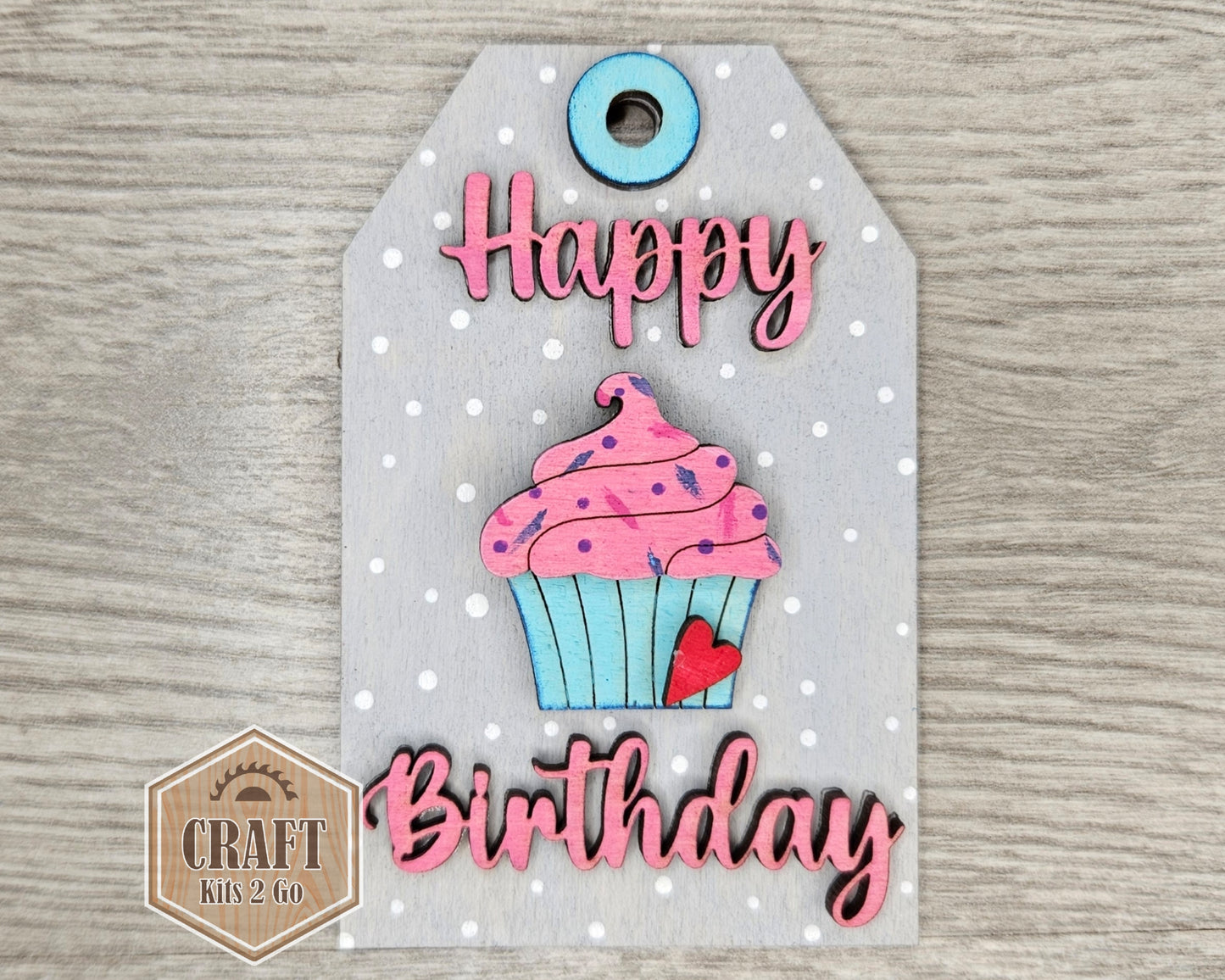 Birthday Cupcake Tag | #4027