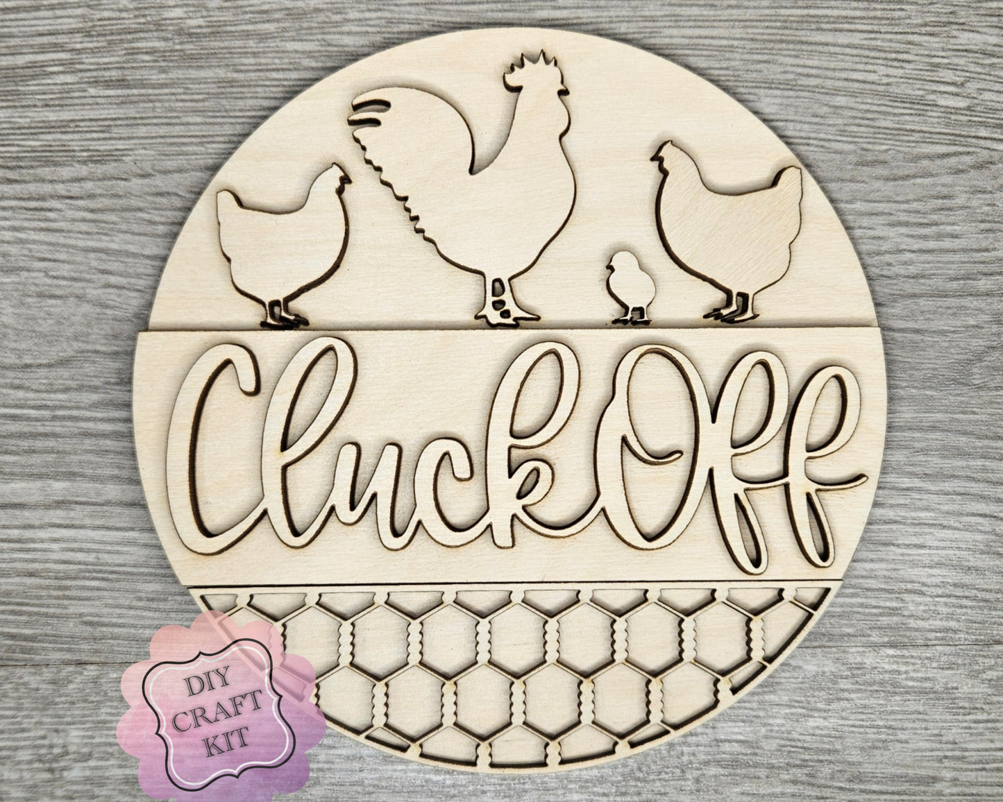 Cluck Off Chicken Sign | #4063