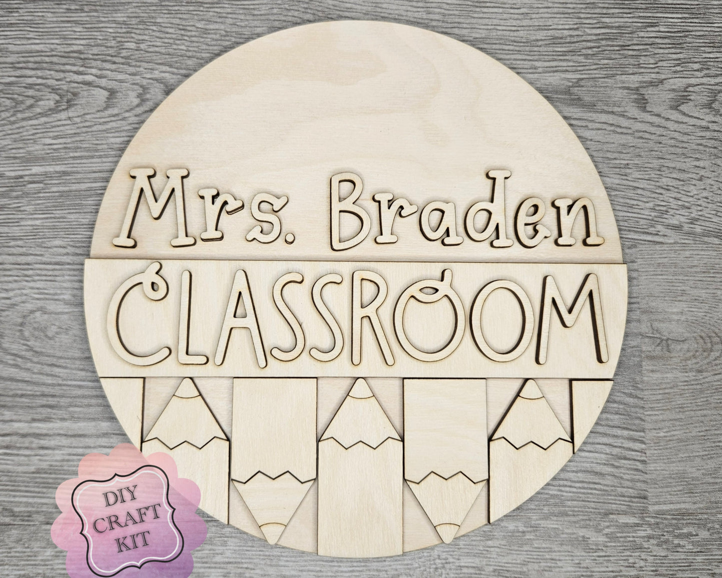 Personalized Classroom Sign | #4070