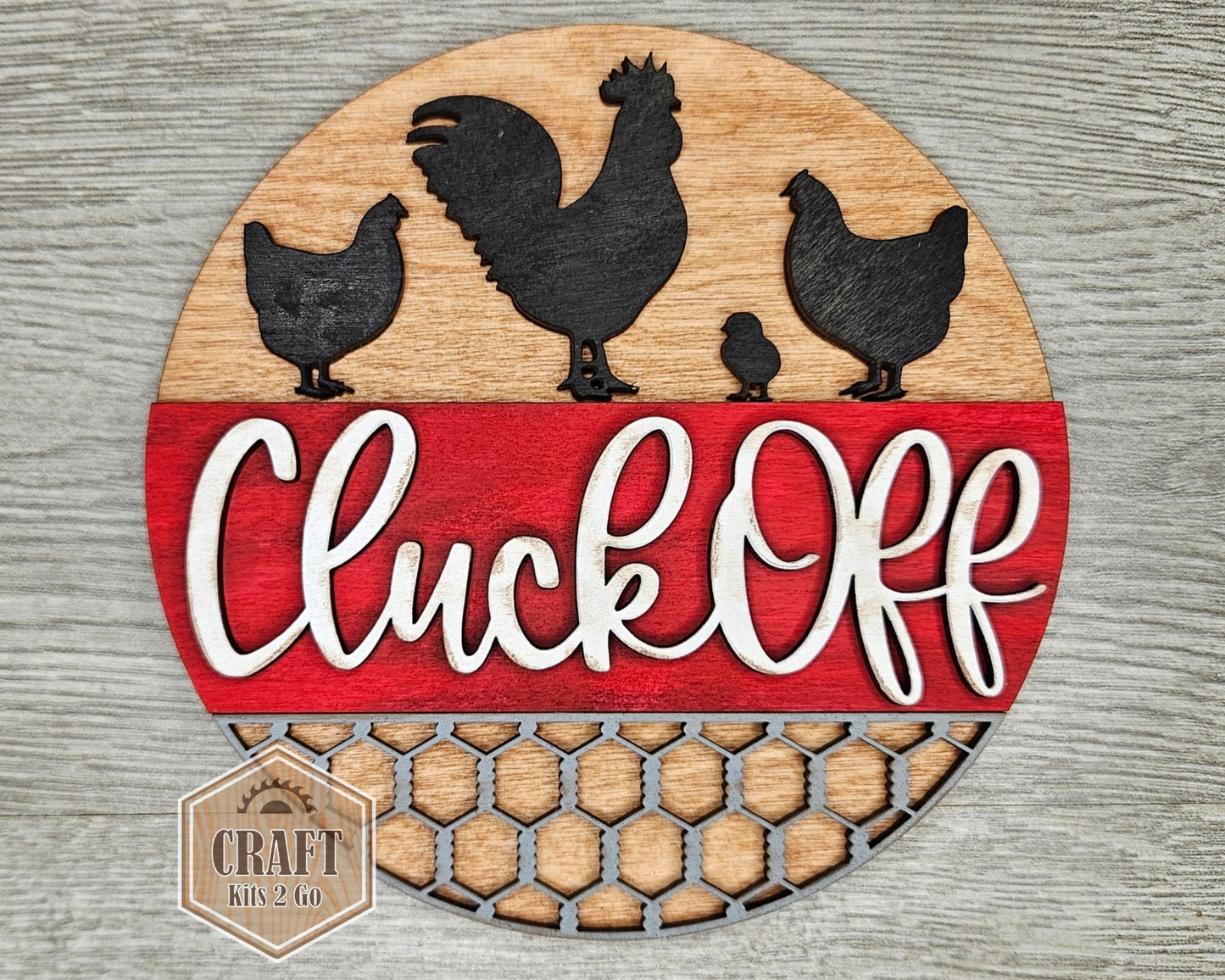 Cluck Off Chicken Sign | #4063