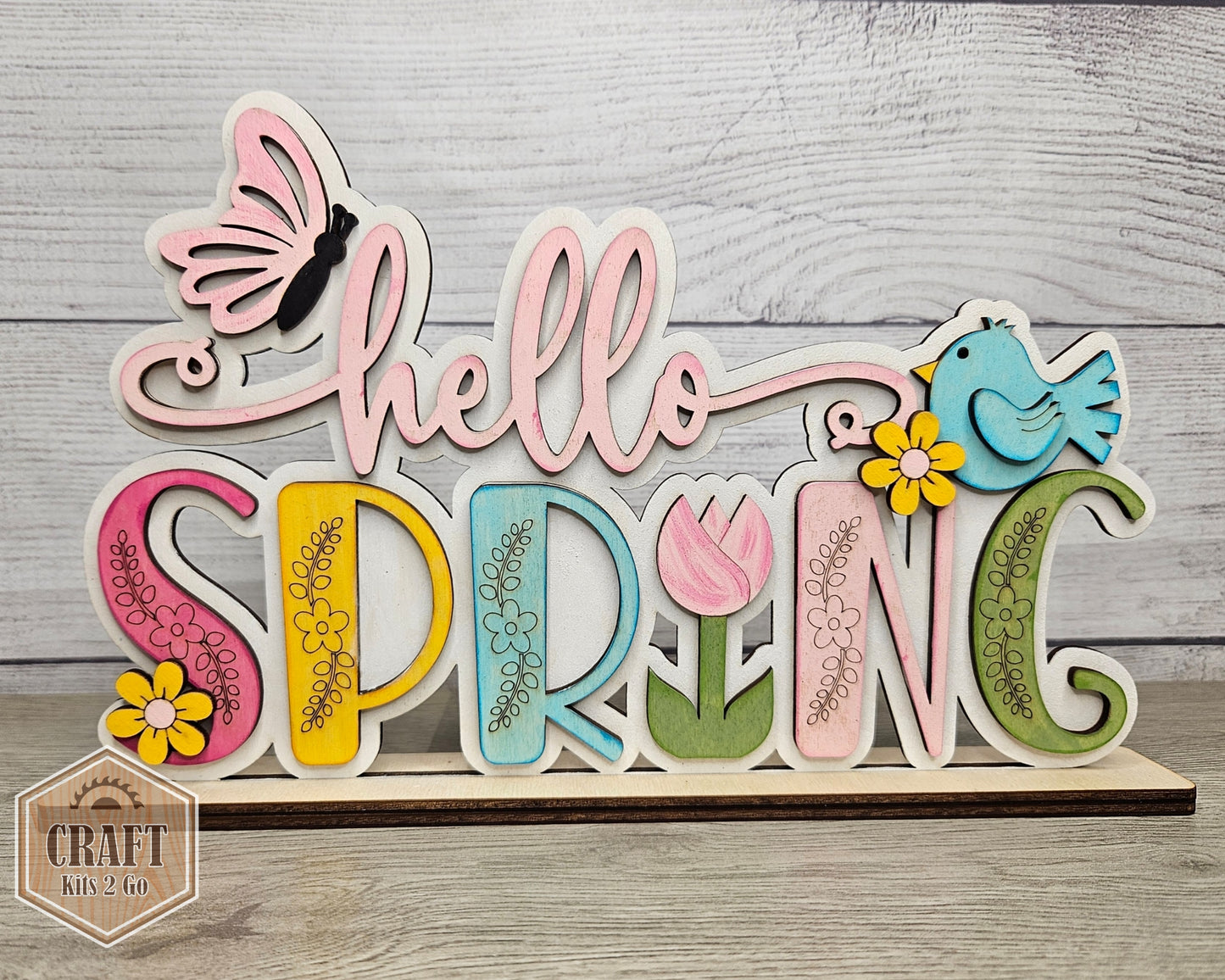 Hello Spring Shelf Sitter | #4040