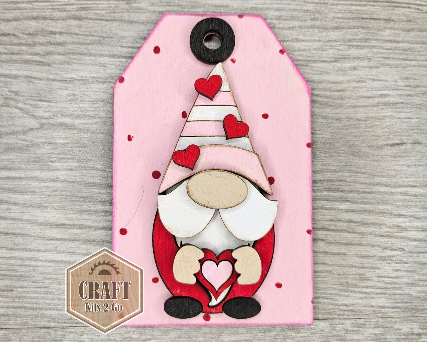Valentine Gnome Tag | #3973