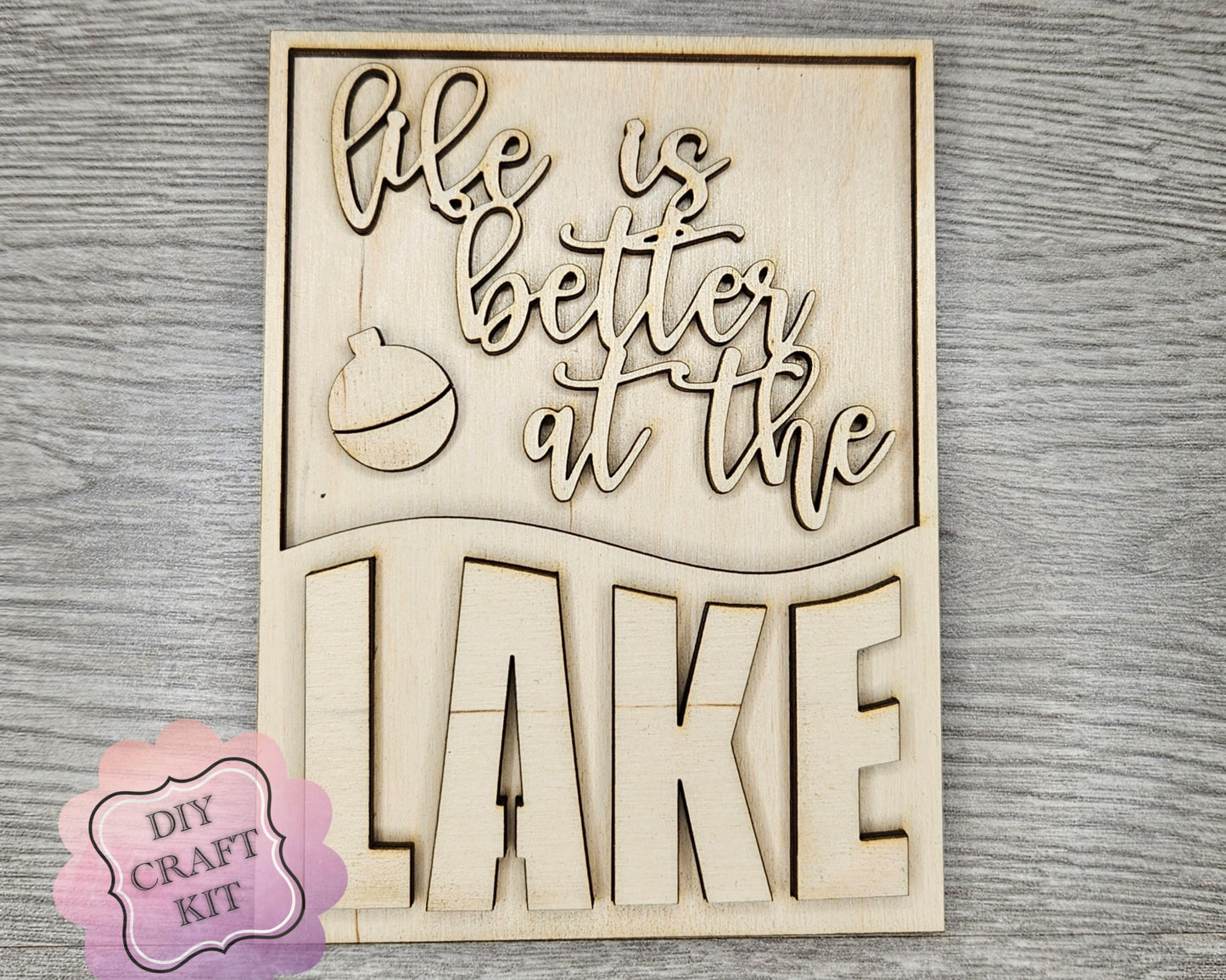 Life is Better at the Lake Sign | #2720