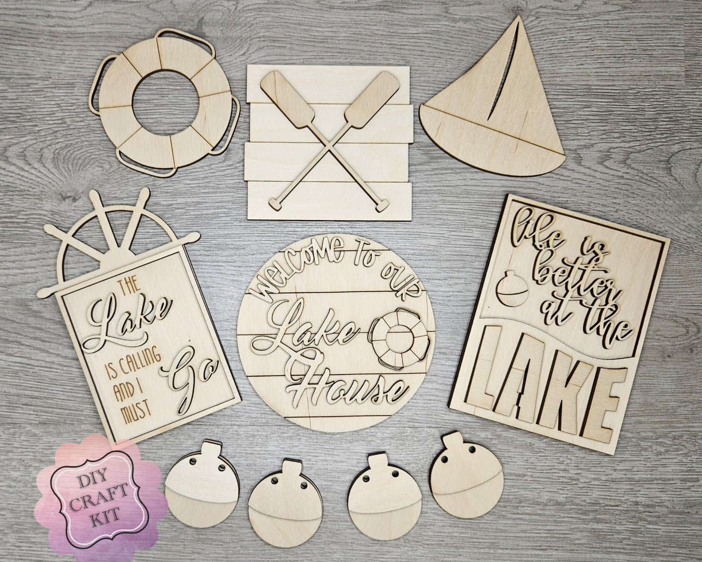 Lake House Welcome Sign | #2723