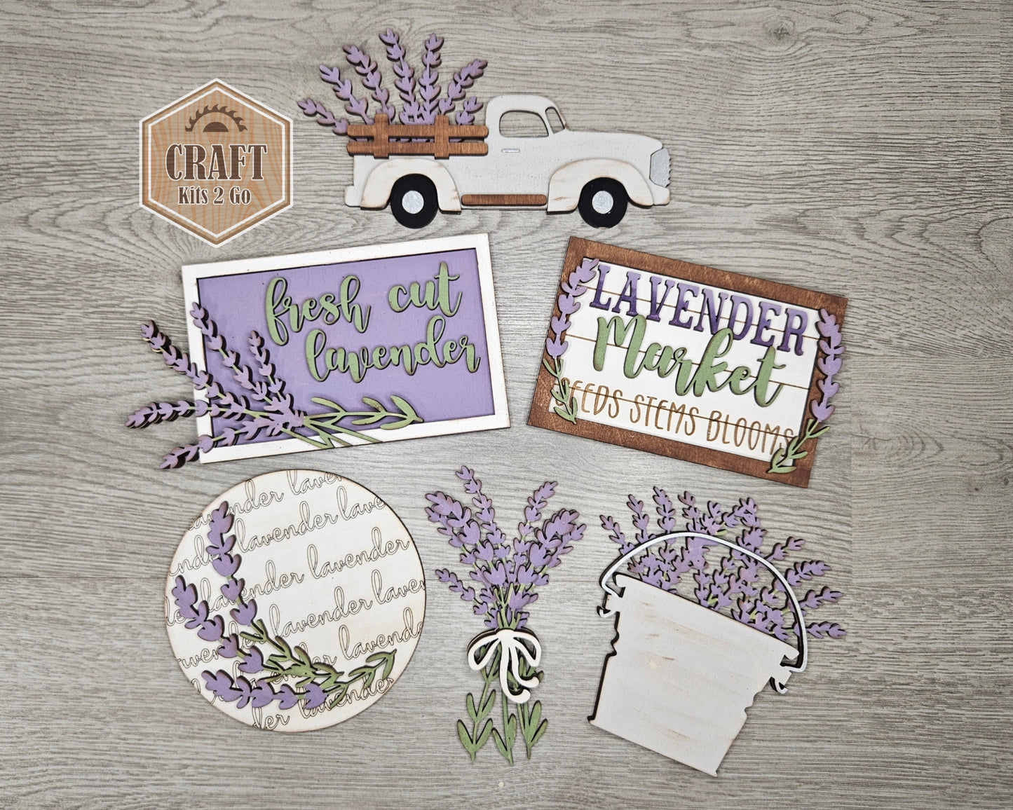 Lavender Tier Tray | #100119