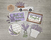 Lavender Tier Tray | Summer Tier Tray | Summer Decor | Summertime | Summer Crafts | DIY Craft Kits | Paint Party Supplies | #100119