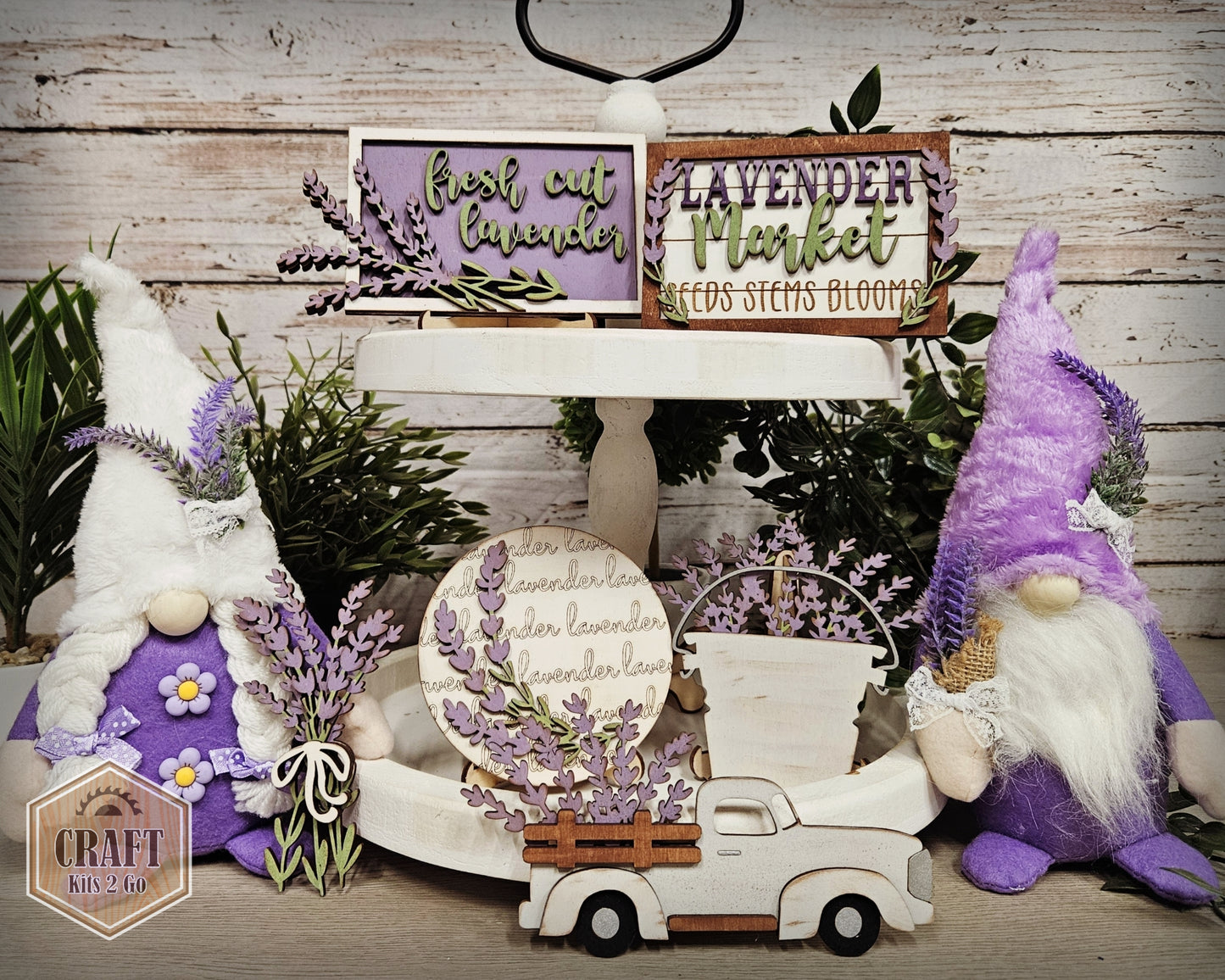 Lavender Tier Tray | #100119