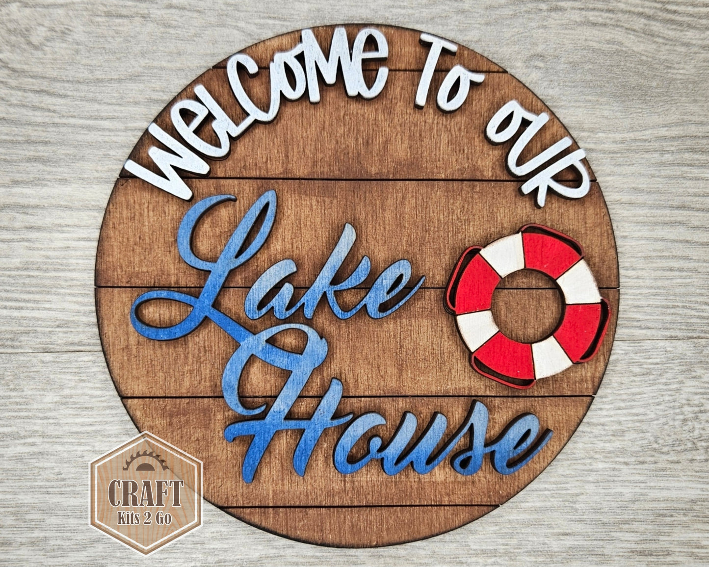 Lake House Welcome Sign | #2723