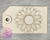 Sunflower Tag | Sunflower Sign | Summer Crafts | DIY Craft Kits | Paint Party Supplies | #4130