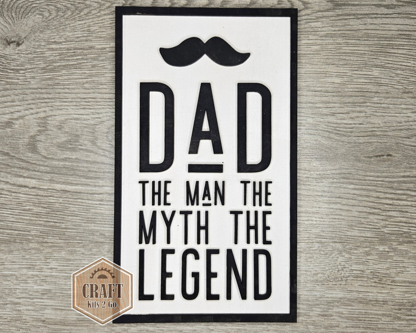 Dad the Myth | Dad the Legend | Father's Day ideas | DIY Craft Kits | Paint Party Supplies | #2873